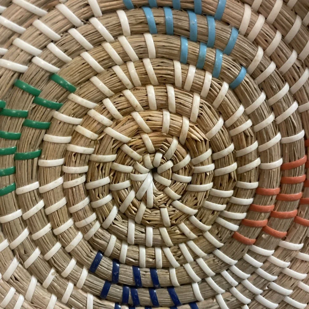 Colorful Handwoven Basket‎ Decor Wall Hanging 13